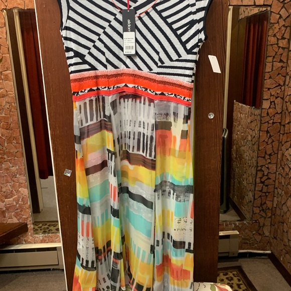 Striped and Multicolor Dress - Picture 4 of 9